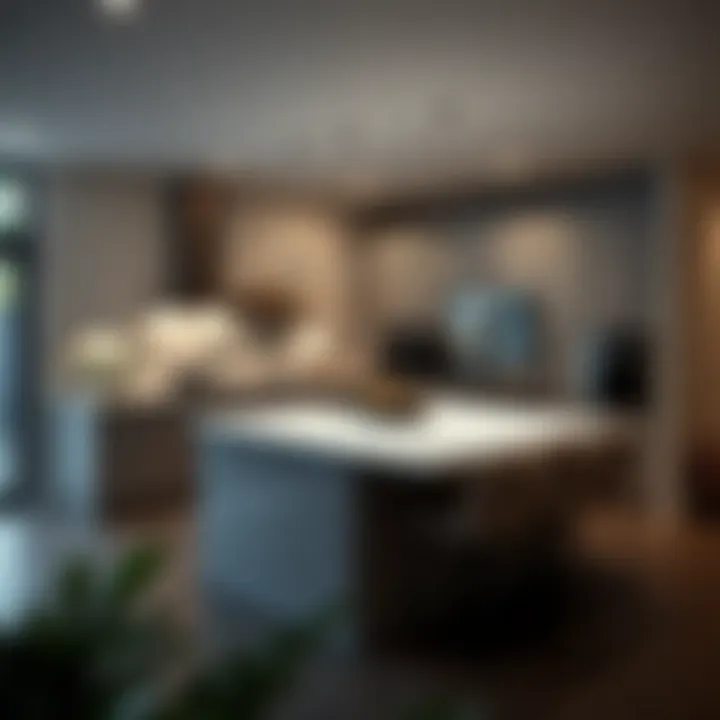 Stylish Kitchen Island Design Elegant kitchen island with seating arrangement