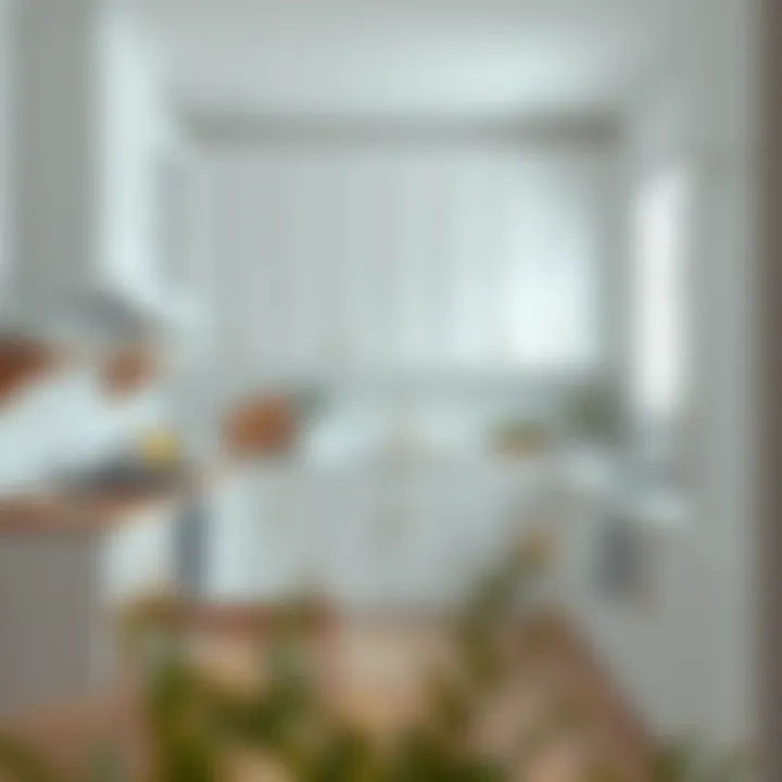 Classic white kitchen with wooden accents