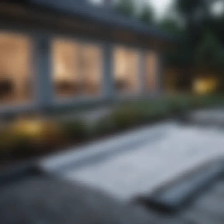 Blueprints and plans for a home extension project