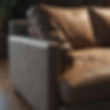 Couch Materials Comparison Comparison of couch materials and textures