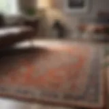 Elegant living room featuring an affordable rug that complements the decor