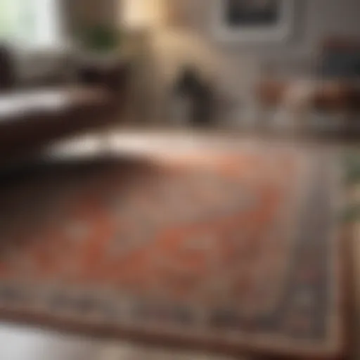 Elegant living room featuring an affordable rug that complements the decor