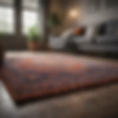 Online Shopping for Budget Rugs Online shopping interface showcasing affordable rugs with filters for material and design