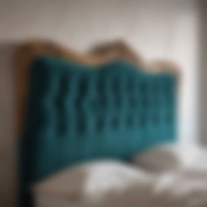 Custom-made headboard showcasing craftsmanship