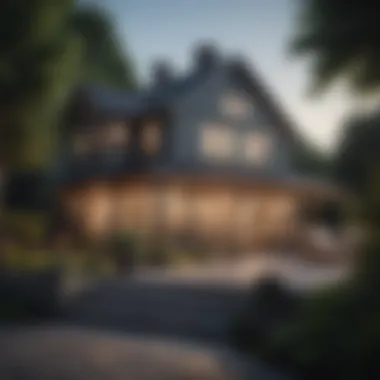 Exterior view of a beautifully designed home addition