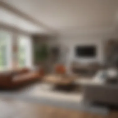 Elevating Living Room Spaces Stylish living room design showcasing a home addition
