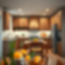 Stylish prefab cabinets showcasing various finishes