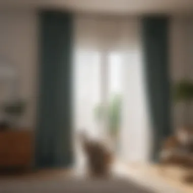 Stylish Curtains in a Contemporary Interior Stylish curtains in a contemporary interior