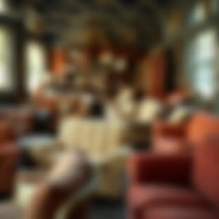 Vintage Sofas in a Thrift Shop Charming thrift shop filled with vintage sofas