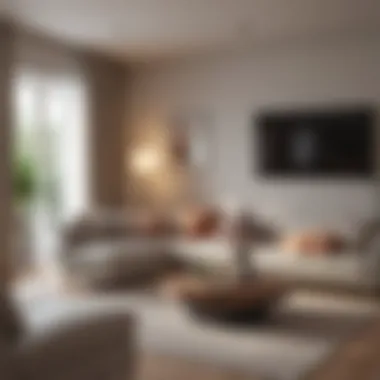 Ambient Lighting in Modern Living Spaces Elegant living room with ambient lighting