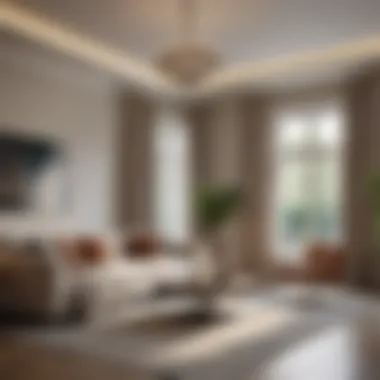 Transform Your Living Room with Natural Light Elegant living room with natural light and modern lighting fixtures