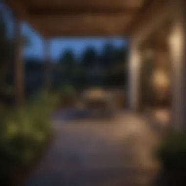 Enhance Your Outdoor Space with Sustainable Lighting Outdoor patio adorned with eco-friendly lighting options