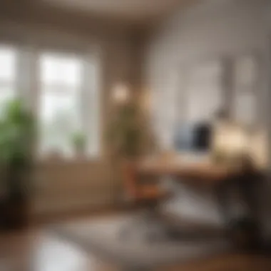 Boost Productivity with Smart Lighting in Your Office Stylish home office illuminated by smart lighting technology