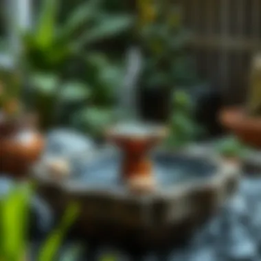 Sustainable Eco-Friendly Fountain Design A sustainable fountain using recycled materials and eco-friendly technology