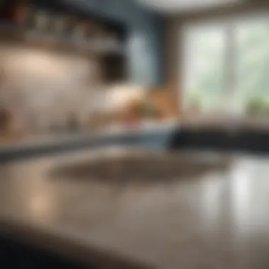 Clutter-Free Counters through Creative Space Utilization Creative use of space for a clutter-free countertop