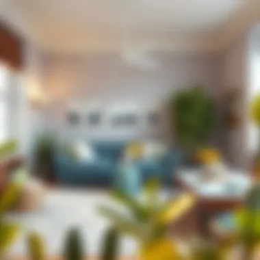 Harmonious blend of decor showcasing a playful yet sophisticated atmosphere