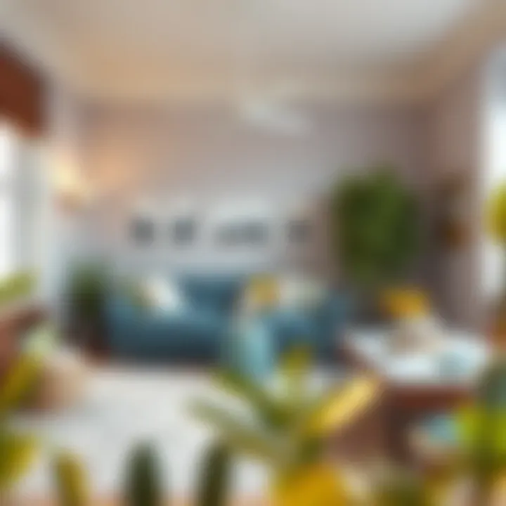 Harmonious blend of decor showcasing a playful yet sophisticated atmosphere