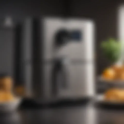 Sleek design of the Kitchen Aid Air Fryer Toaster