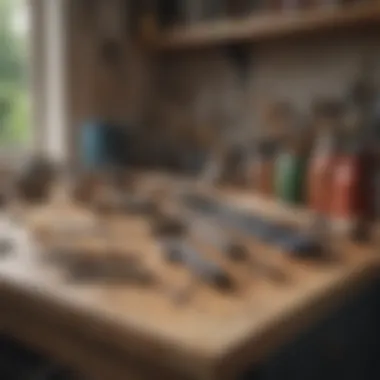 Essential Painting Tools An array of high-quality painting tools and materials