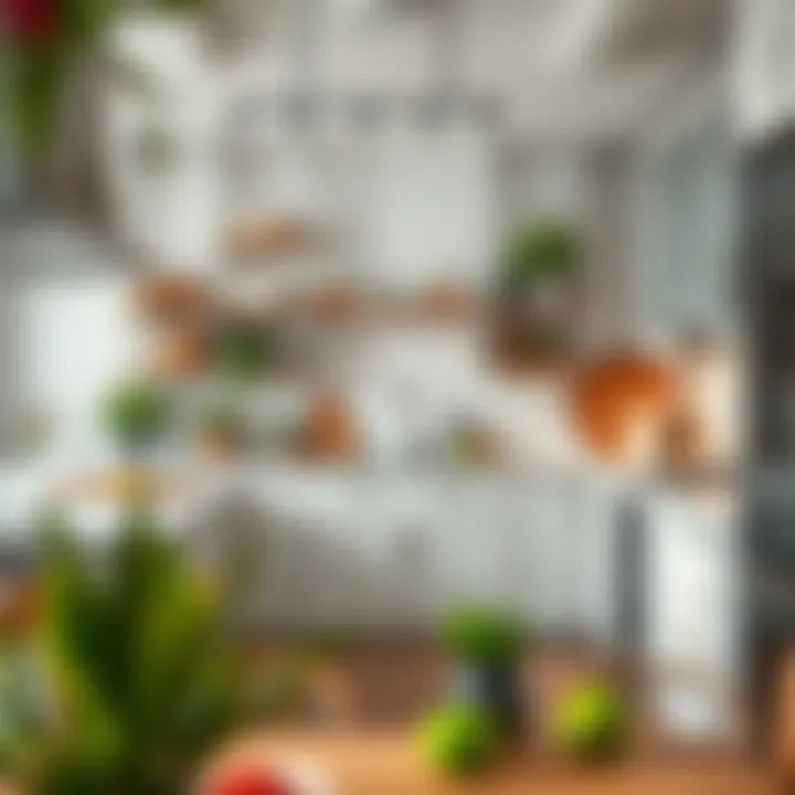 Optimized Kitchen Layout Beautifully organized kitchen showcasing space optimization techniques.