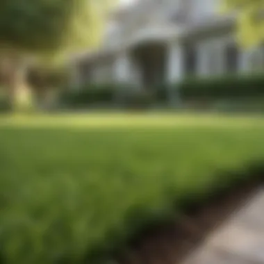 Lush Lawn After Installation Lush lawn after successful sod installation