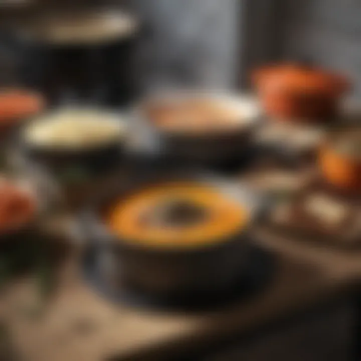 Materials used in Le Creuset soup pot and Dutch oven