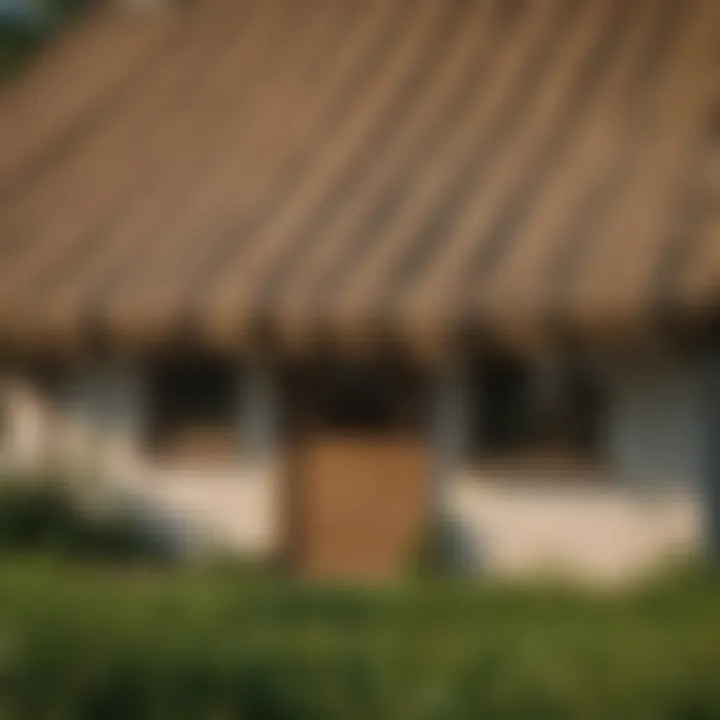 An image of a well-maintained thatched roof demonstrating durability.
