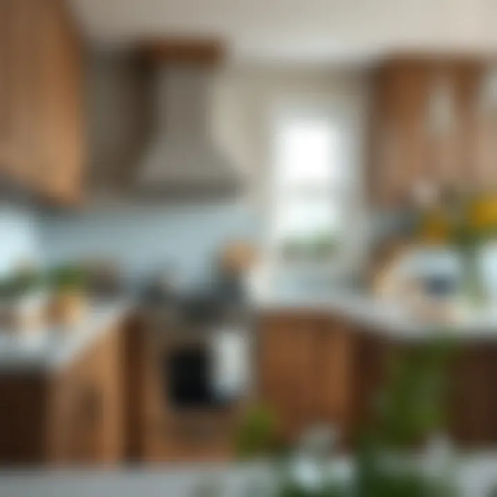 Maintaining stained kitchen cabinets