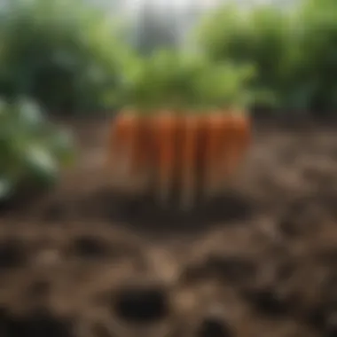 Thriving Vegetables with Manure Benefits Healthy vegetable plants thriving with manure