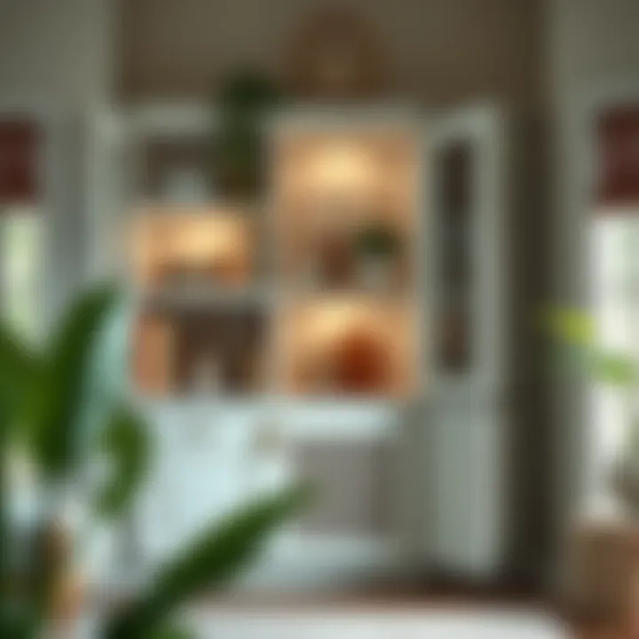 Stylish Innovative Storage Solutions Stylish corner cabinet with innovative storage solutions