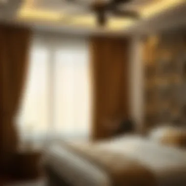 Aesthetic impact of curtains on bedroom ambiance