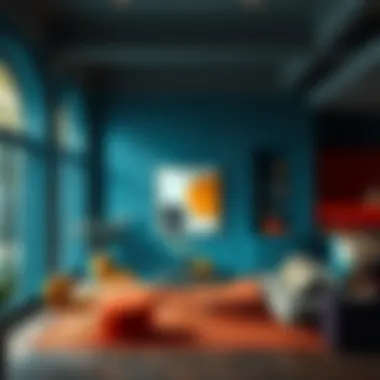 Bold accent colors transforming living areas