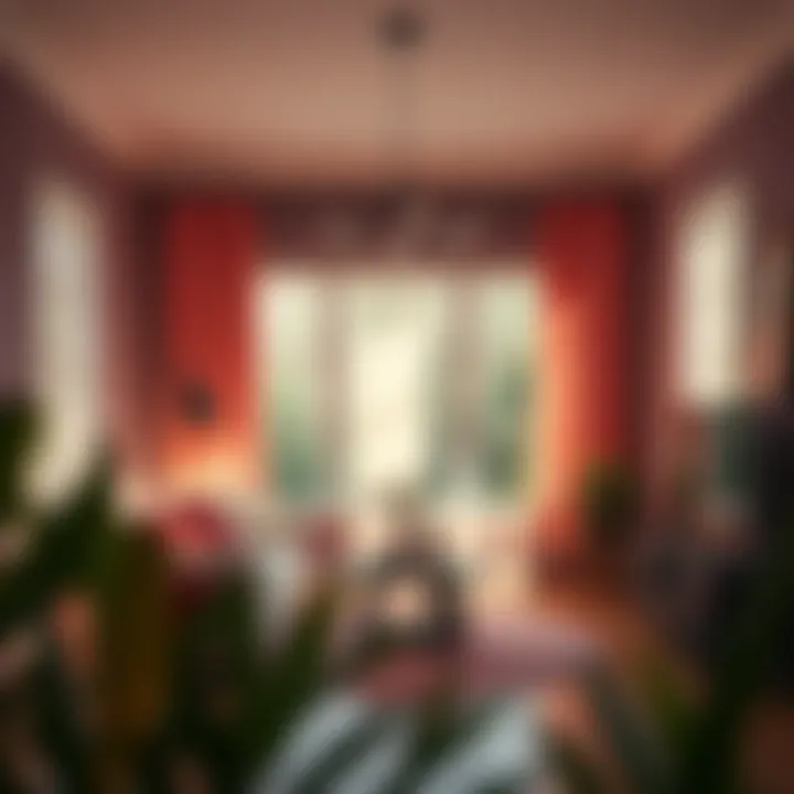 Calming color schemes for serene environments