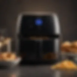 A sleek multipurpose air fryer showcasing its versatility.