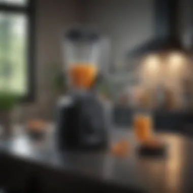 Sleek Design of Ninja Blender Ninja blender showcasing its sleek design