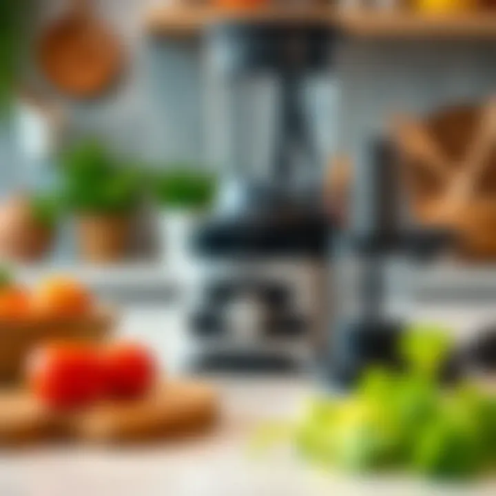 Close-up of the versatile attachments available with the Ninja Pro Kitchen System.