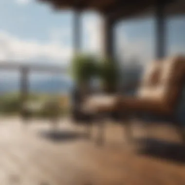 Weather-Resistant Furniture for Longevity Durable weather-resistant furniture showcased on a sunny deck