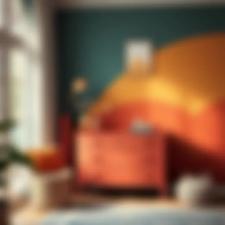 Color palette selection for dresser refurbishment project