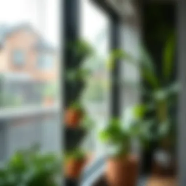 Vertical garden planter maximizing space