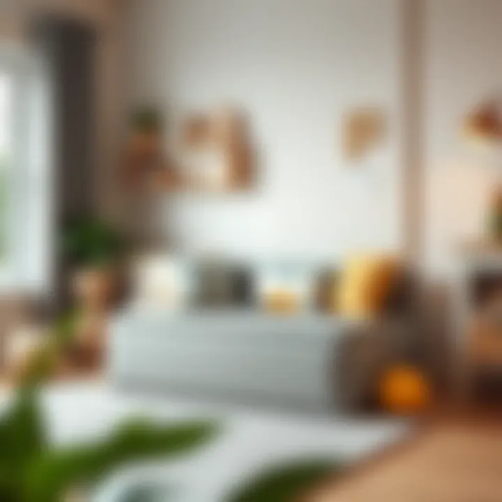 Padded toy box serving as a seating area in a playroom