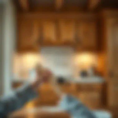 Technique for Applying Paint to Oak Cabinets Applying paint to oak cabinets with a brush