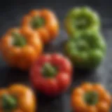 Vibrant bell pepper seeds ready for planting