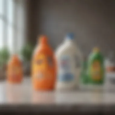 Selection of eco-friendly and traditional detergents