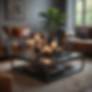Elegant coffee table complementing contemporary décor
