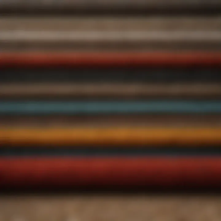 Color palette options for Berber carpets in interior design