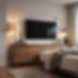 Clever furniture arrangement for small bedrooms