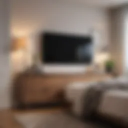 Clever furniture arrangement for small bedrooms