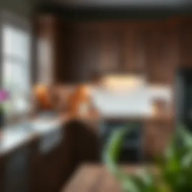 Before and after transformation of kitchen cabinets