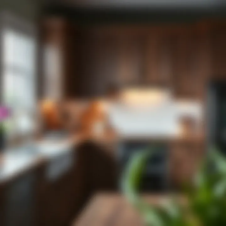 Before and after transformation of kitchen cabinets