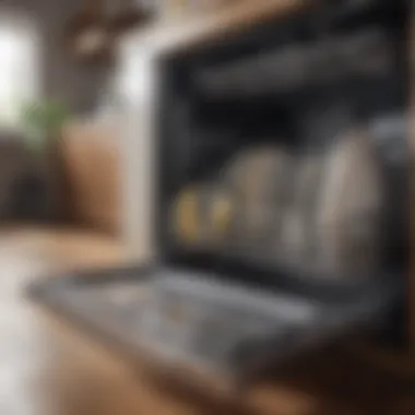 Maintenance Tips for Optimal Dishwasher Performance Diagram showing proper dishwasher maintenance tips